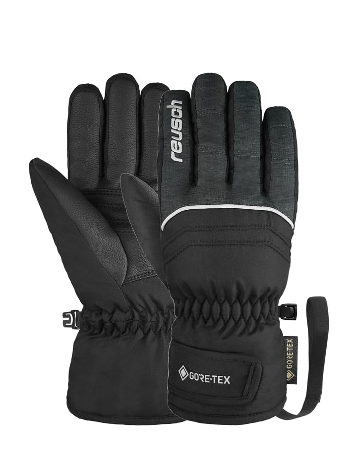 Reusch Fingerhandschuhe Teddy GORE-TEX in 7721 black/black melange günstig kaufen