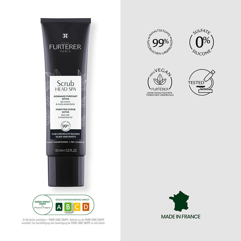 Rene Furterer Scrub Head Spa Klärendes Detox-Peeling 150 ml