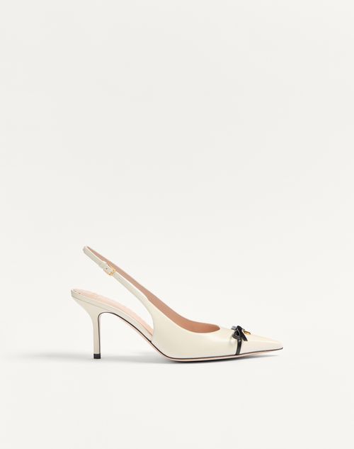 Bepointy 80mm slingback-pumps i laklæder og børnestil