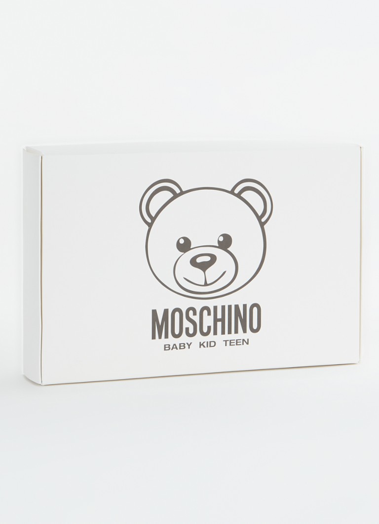 Set pentru copii Moschino format dintr-un hanorac și pantaloni de trening din bumbac organic, 2 piese.