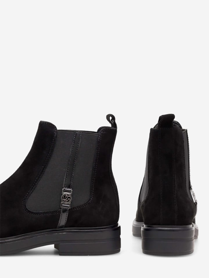 Lasocki Leder-Chelsea-Boots in Schwarz günstig kaufen