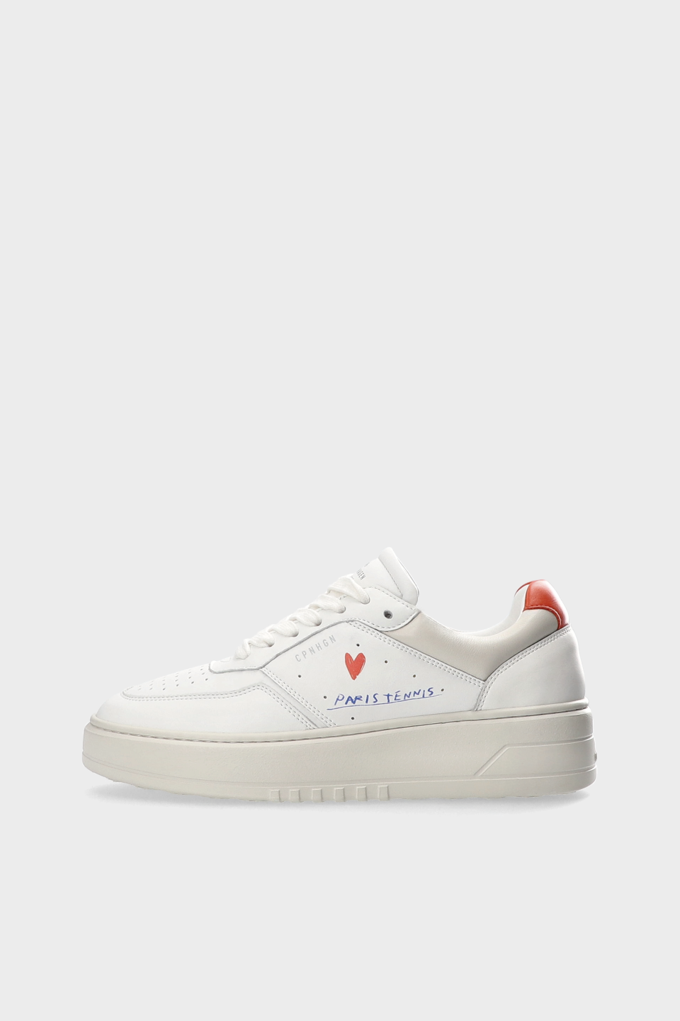 CPH PARIS - leather - white/orange