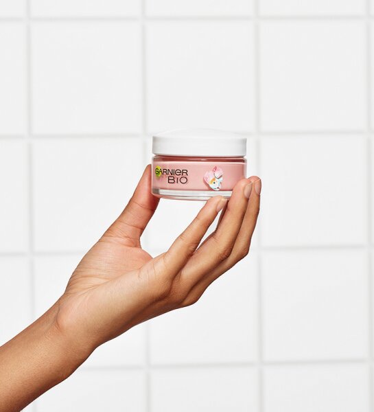 Garnier Bio Rosy Glow 3in1 Rosé Creme Gesichtscreme