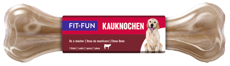 FIT+FUN Snacks FIT+FUN Kauknochen gepresst 3 Stück, 21 cm