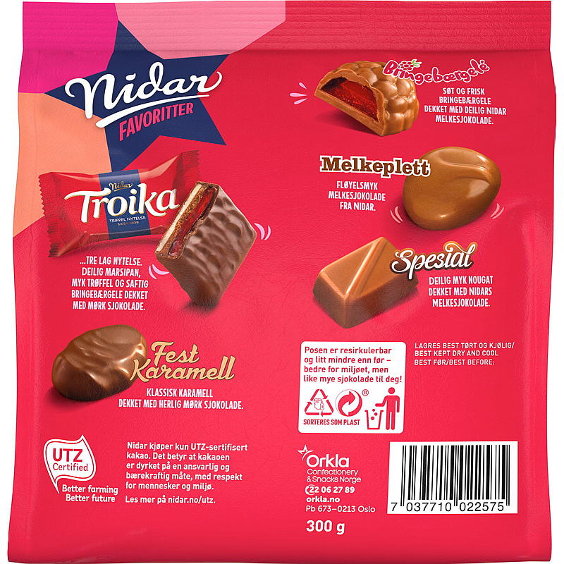 Nidar Nidar favoritter 300 g Troika
