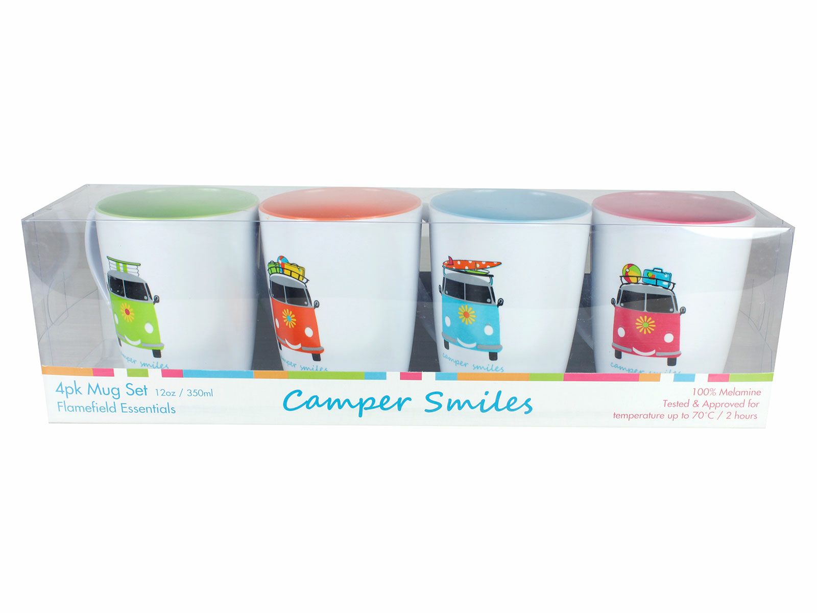 Flamefield Camper Smiles Tassenset