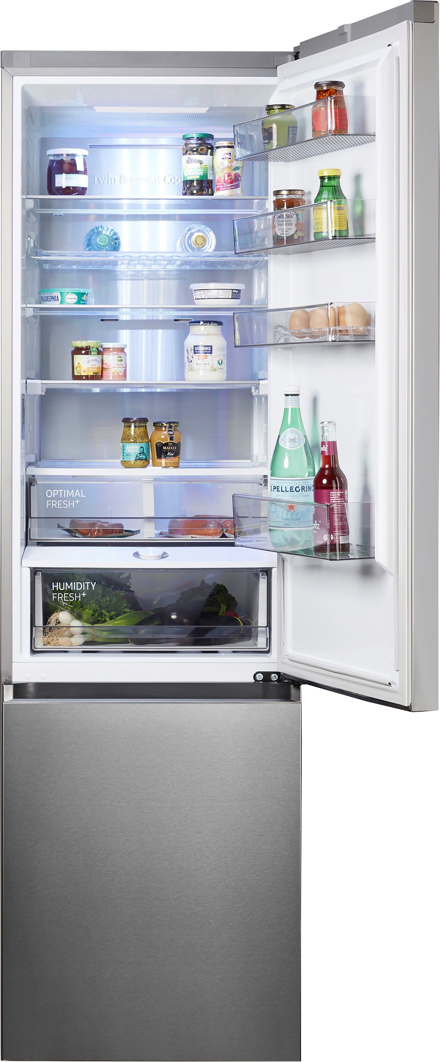 Samsung Kühl-/Gefrierkombination Bespoke RL38A776ASR, 203 cm hoch, 59,5 cm breit