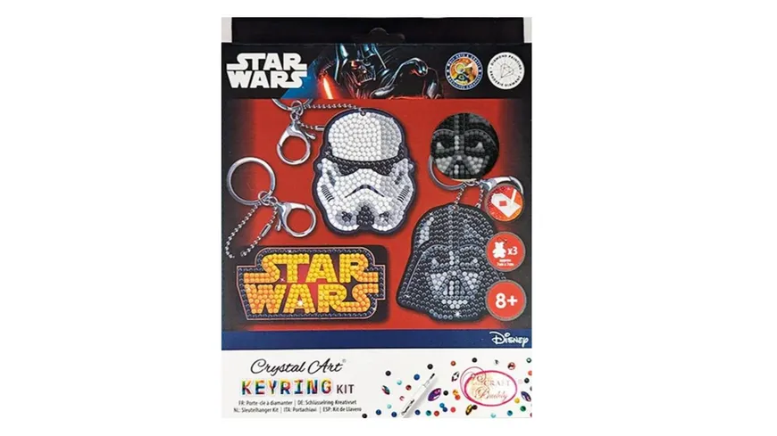 Craft Buddy - Crystal Art Diamond Painting Schlüsselbund Set Star Wars