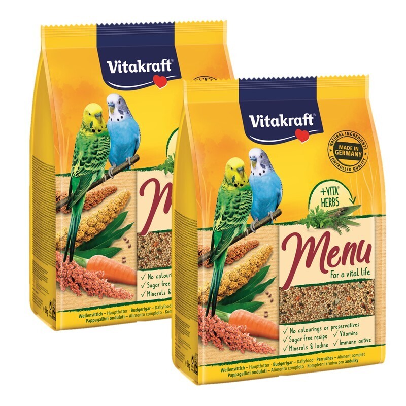 Vitakraft Hauptfutter Vitakraft Sittich Perle Premium / Sittich Premium Menü 2x3 kg
