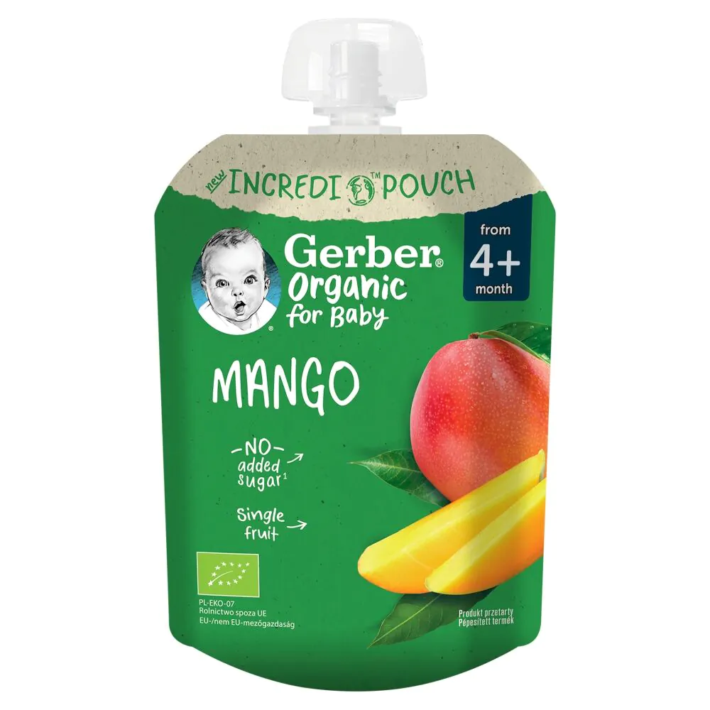 Gerber ekologiškas mango vamzdelis