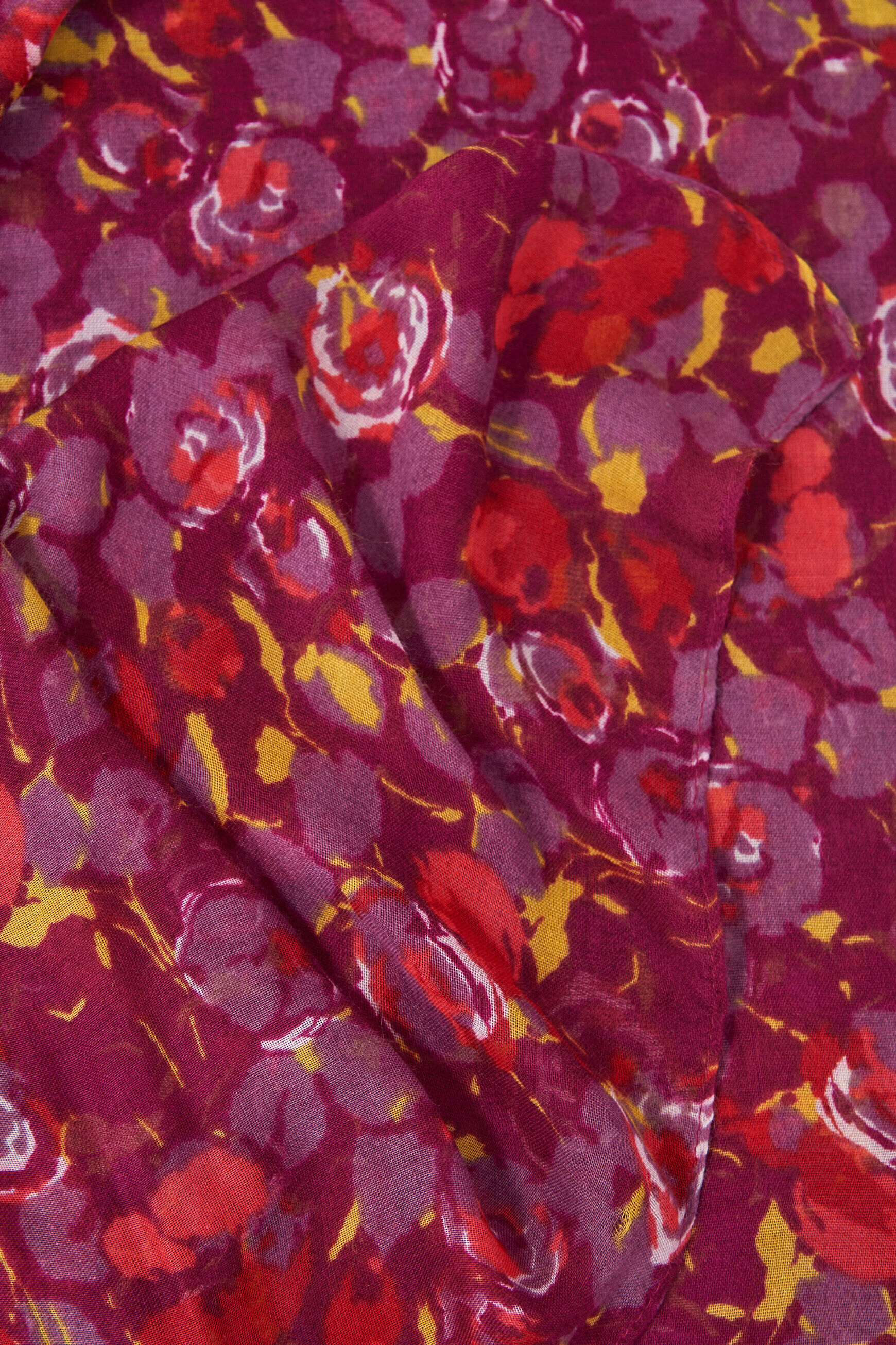foulard amanda rose cerise femme