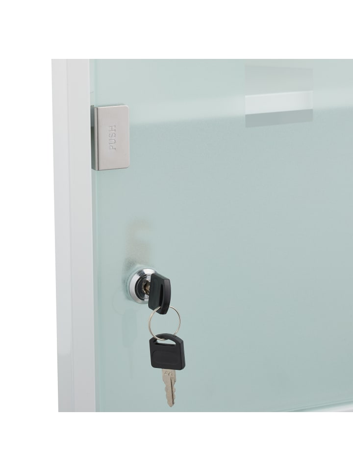 relaxdays Medizinschrank in Weiß - (B)30 x (H)45 x (T)17,5 cm günstig kaufen onesize