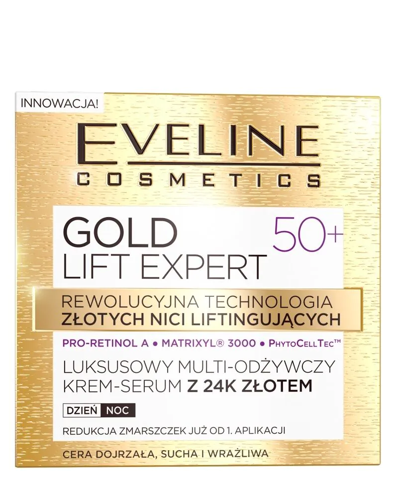Eveline Gold Lift Expert krema za lice 50+ dan/noć