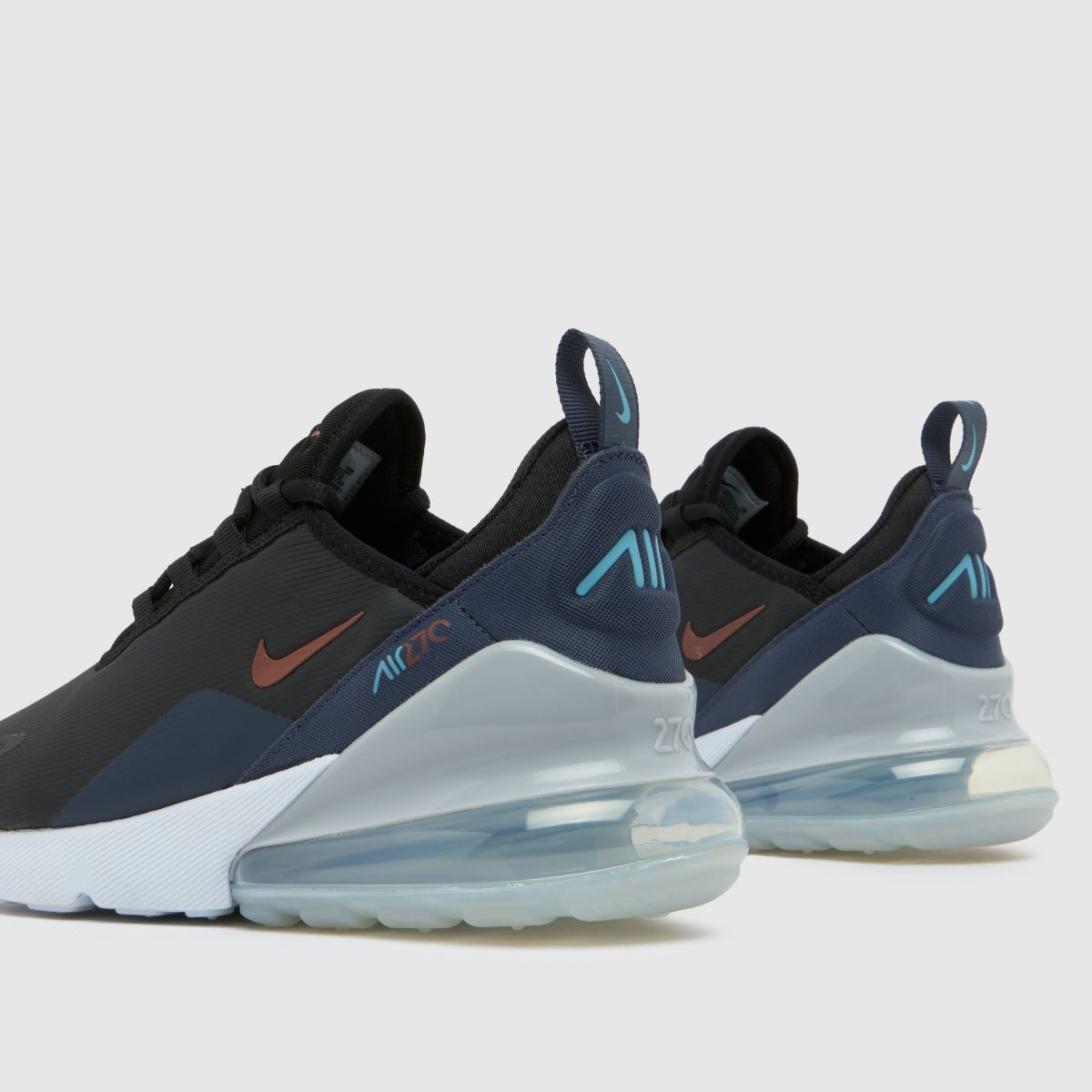 Nike Air Max 270 Barnskor Svarta Multifärgade