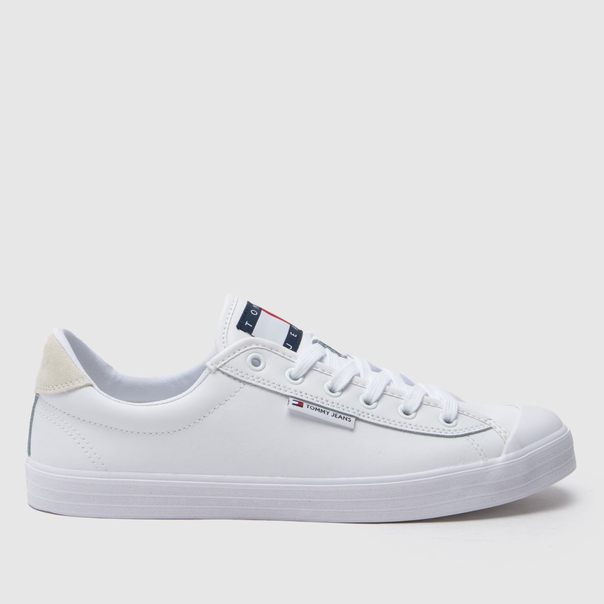 Tommy Jeans vulkanizált lökhárítós sportcipő fehér színben