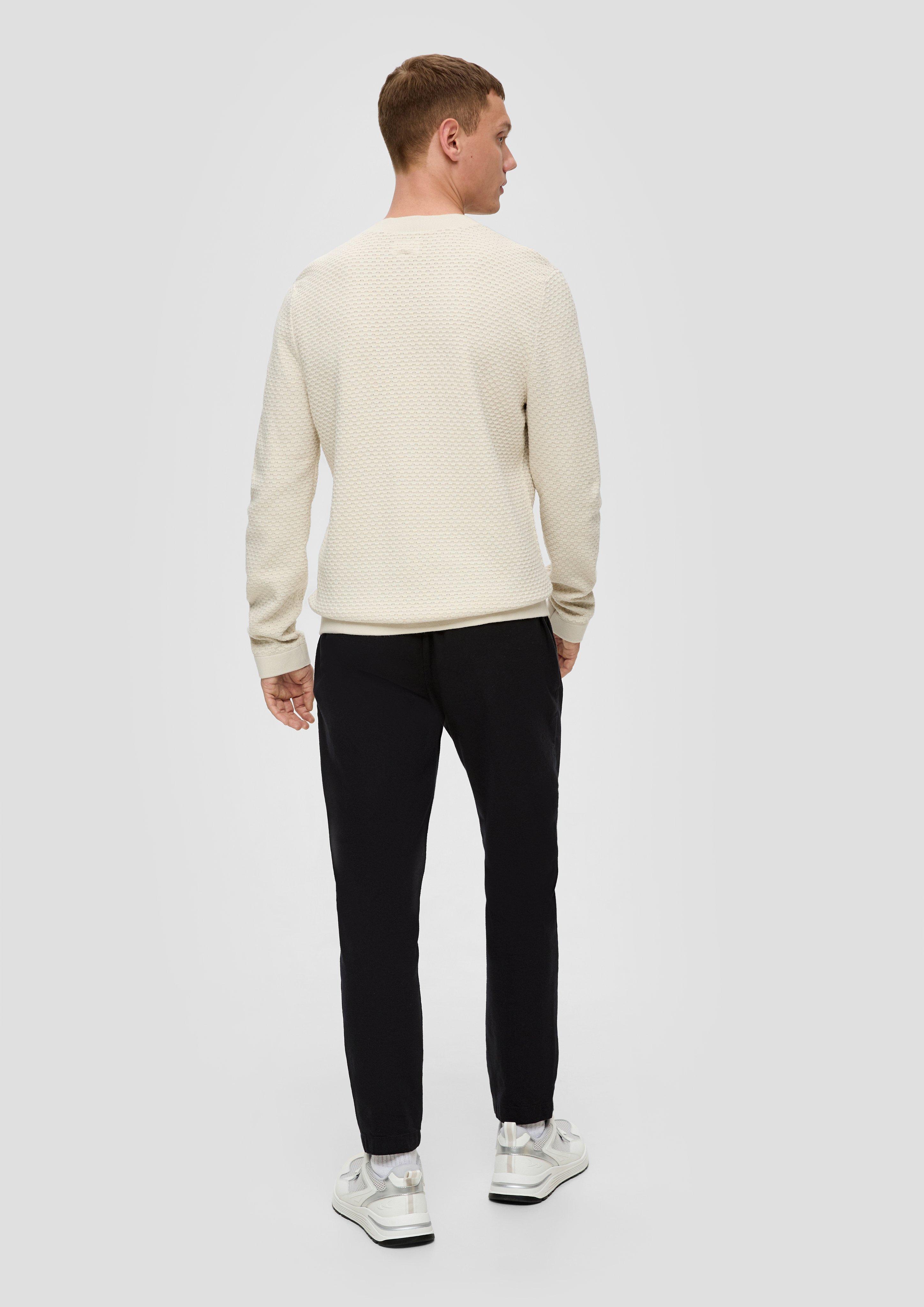 Jogger: Twill-Hose im Regular Fit  2138582-9999
