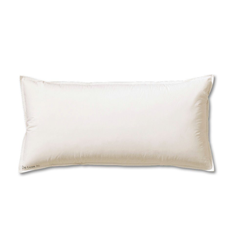 Daunenkissen Daunenkopfkissen, Feder „Kissen de Luxe 30“ Medium, Sanders Kauffmann, Füllung: 70% Gänsefedern, 30% Gänsedaunen, Medium