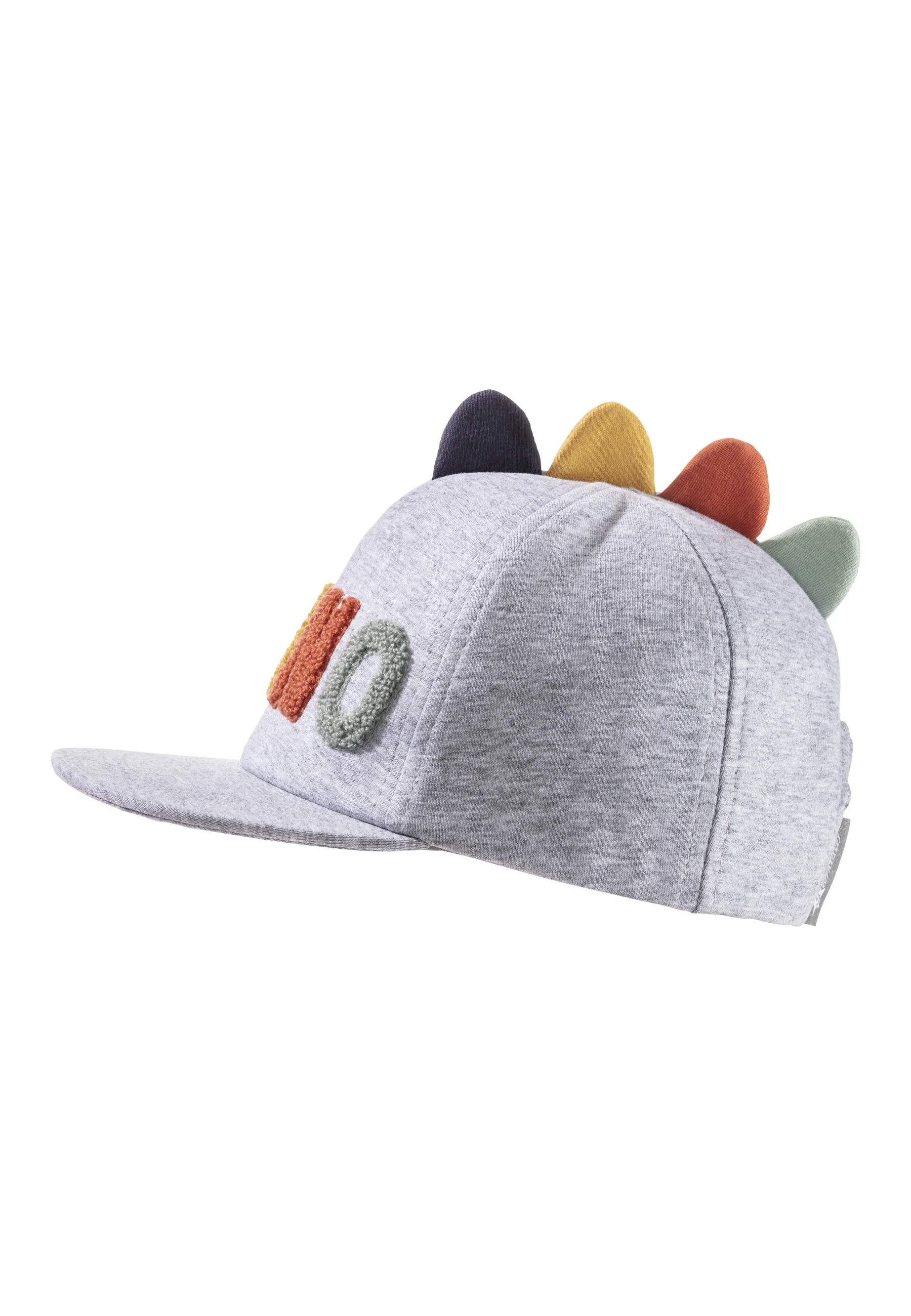 Baseballcap mit DINO-Stickerei in silber melange