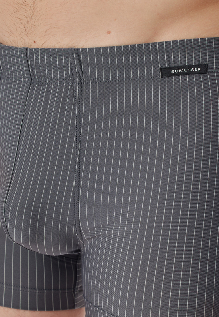 Shorts Micro-Qualität Nadelstreifen anthrazit - Pure Micro