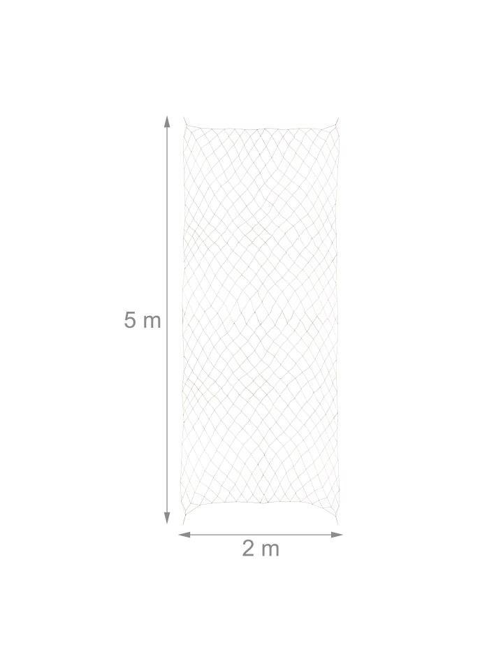 relaxdays Ranknetz in Natur - 2 x 5 m günstig kaufen onesize
