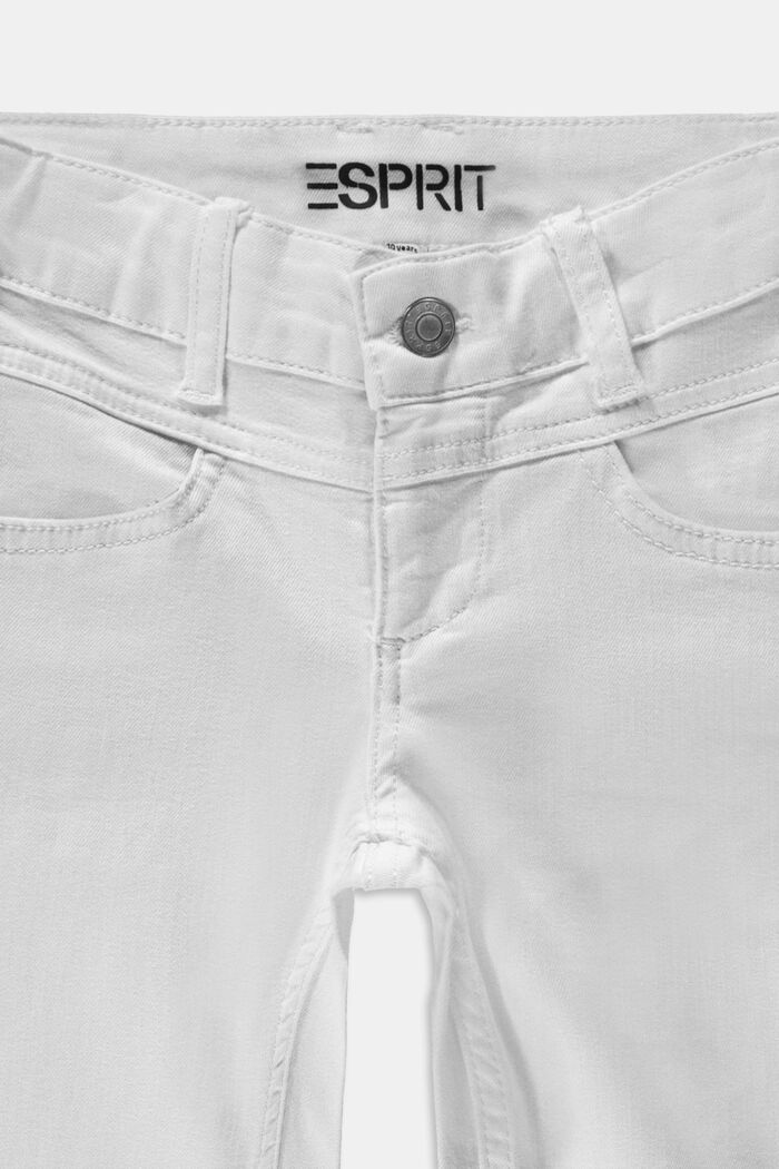 Recycelt: Capri-Jeans mit Verstellbund