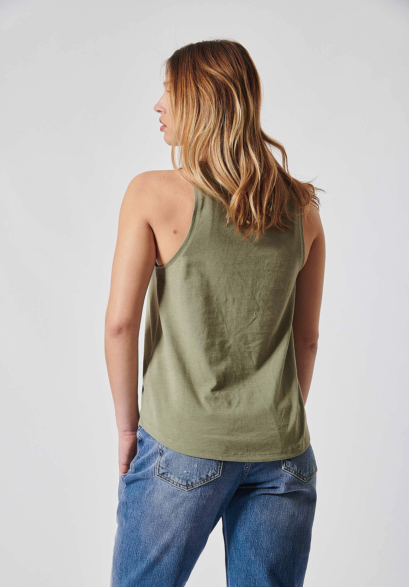 FAON   Débardeur kaki femme
