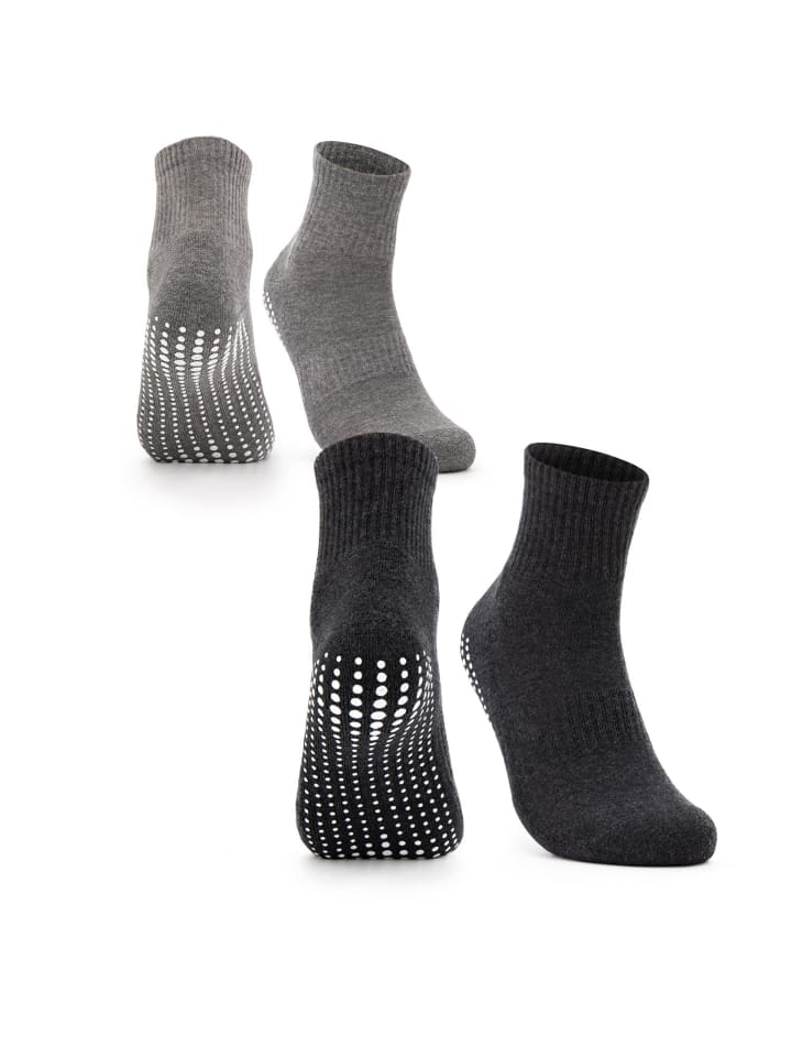 Occulto 2er Pack Stoppersocken Andi in Schwarz-Grau günstig kaufen