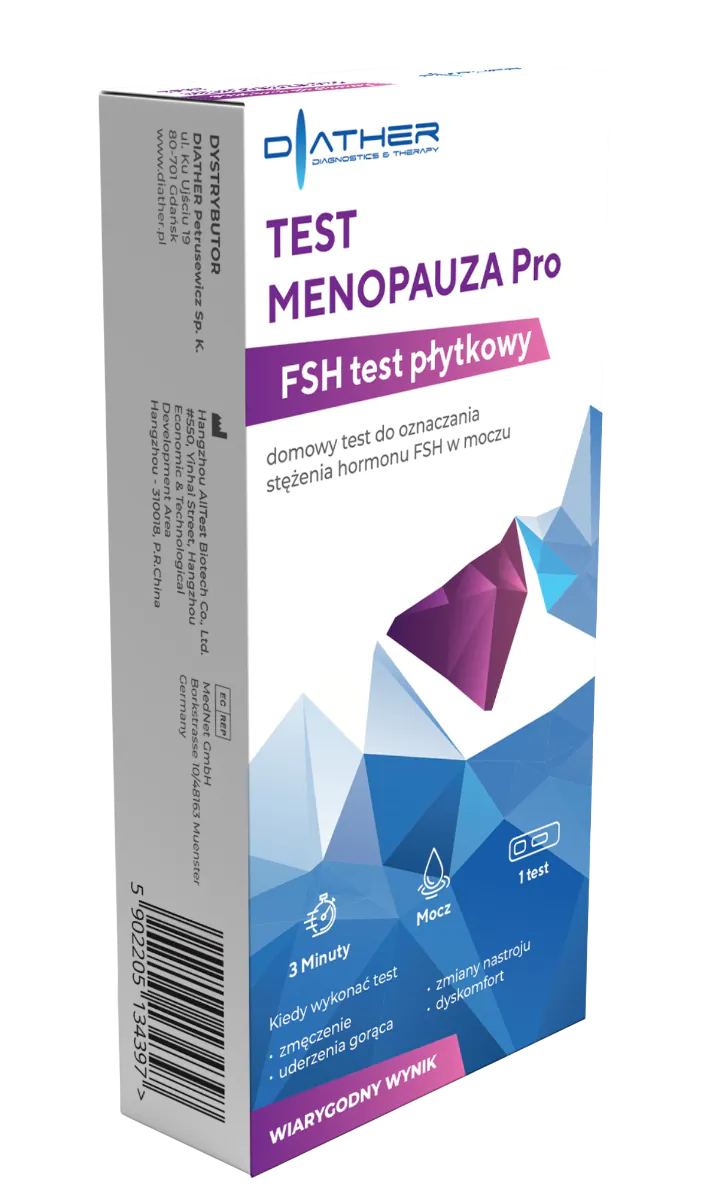 Διαθερμικό τεστ Menopauza Pro, ένα οικιακό τεστ για τον προσδιορισμό της συγκέντρωσης της ορμόνης FSH στα ούρα