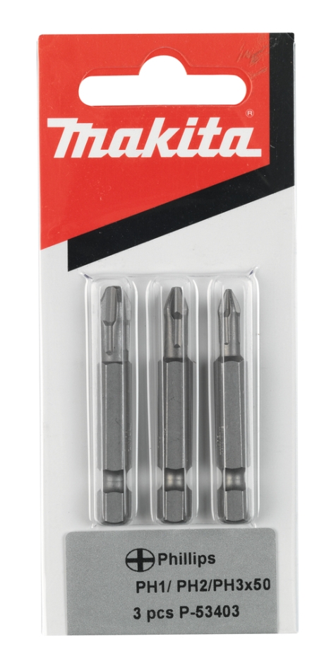 Makita Accessoires P-53403 3-delige Torsion schroefbitset Philips