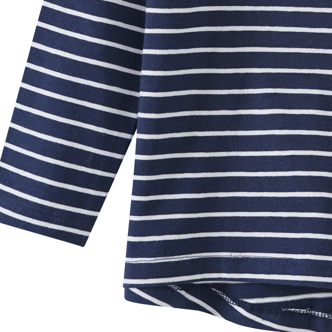 Mädchen Langarmshirt mit Entchen-Applikation