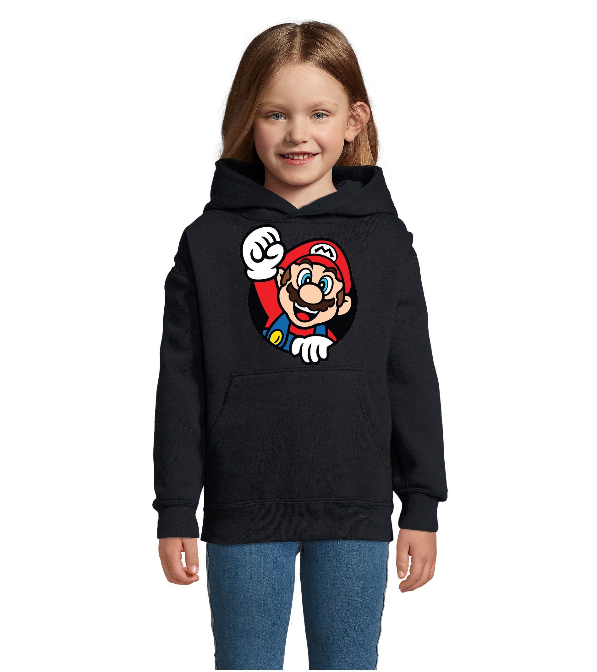 Blondie & Brownie Hoodie Kinder Super Mario Faust Konsole Gaming Spiel Nintendo mit Kapuze