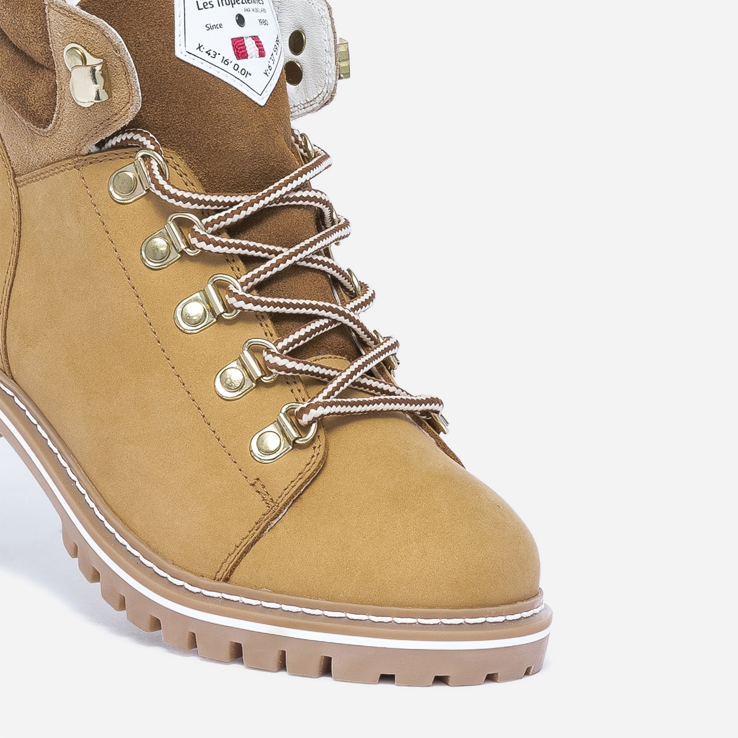 Boots à lacet LES TROPEZIENNES par M.Belarbi camel en nubuck