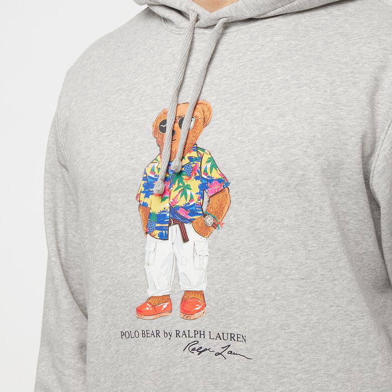 Polo Ralph Lauren Hoodie Spring Beach Bear grey