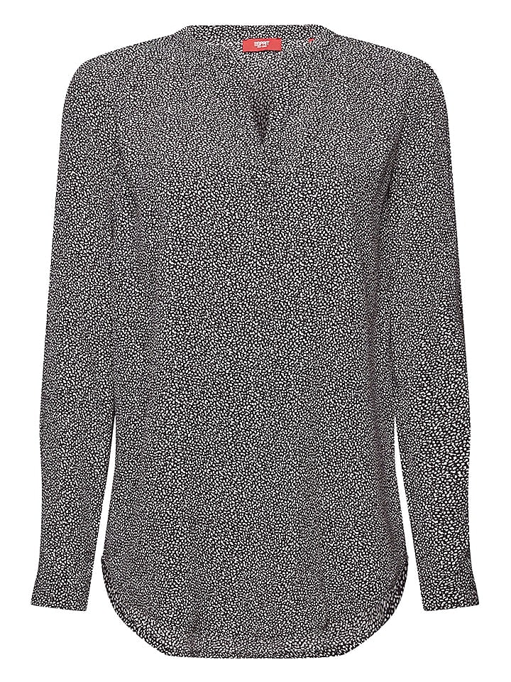 ESPRIT Bluse in Schwarz/ Weiß günstig kaufen M