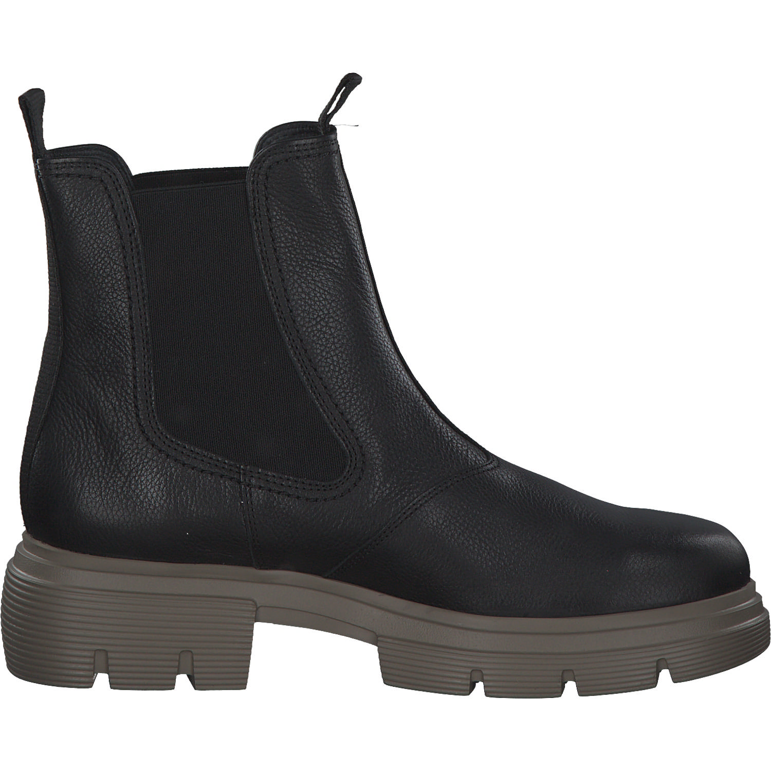 Paul Green 9894, Chelsea Boots, Damen, black/fango