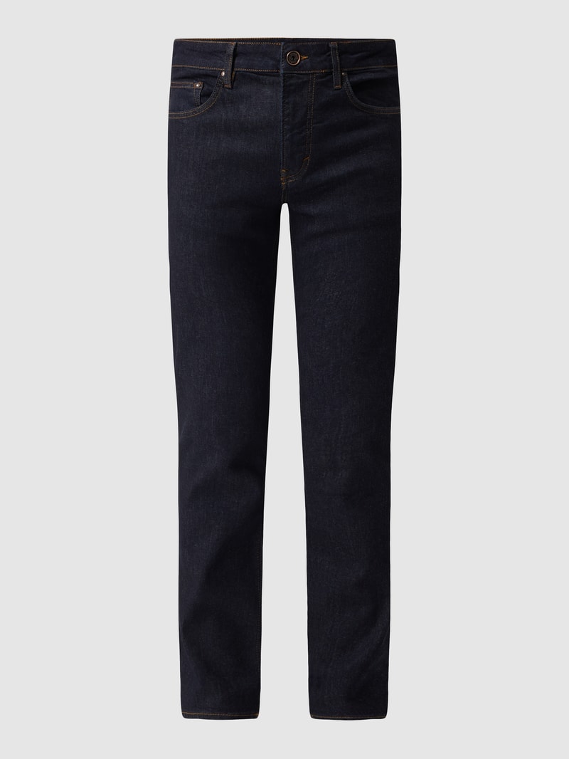 Modern Fit Jeans mit Stretch-Anteil Modell 'Mitch' in dunkelblau