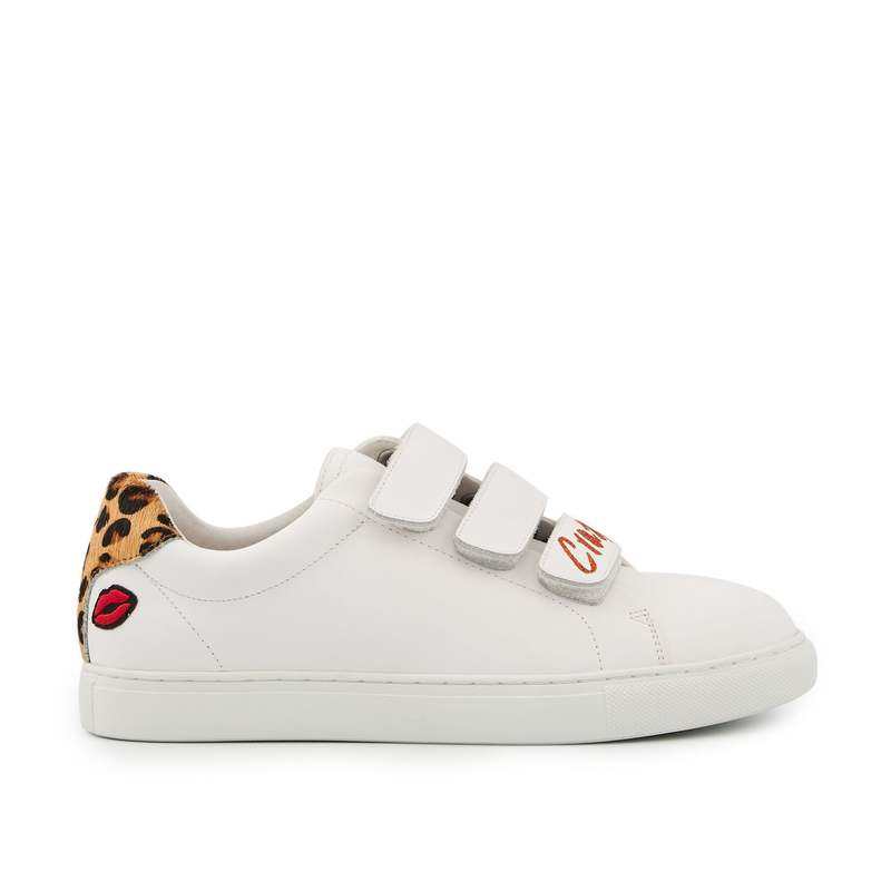 Baskets en cuir Edith crazy
