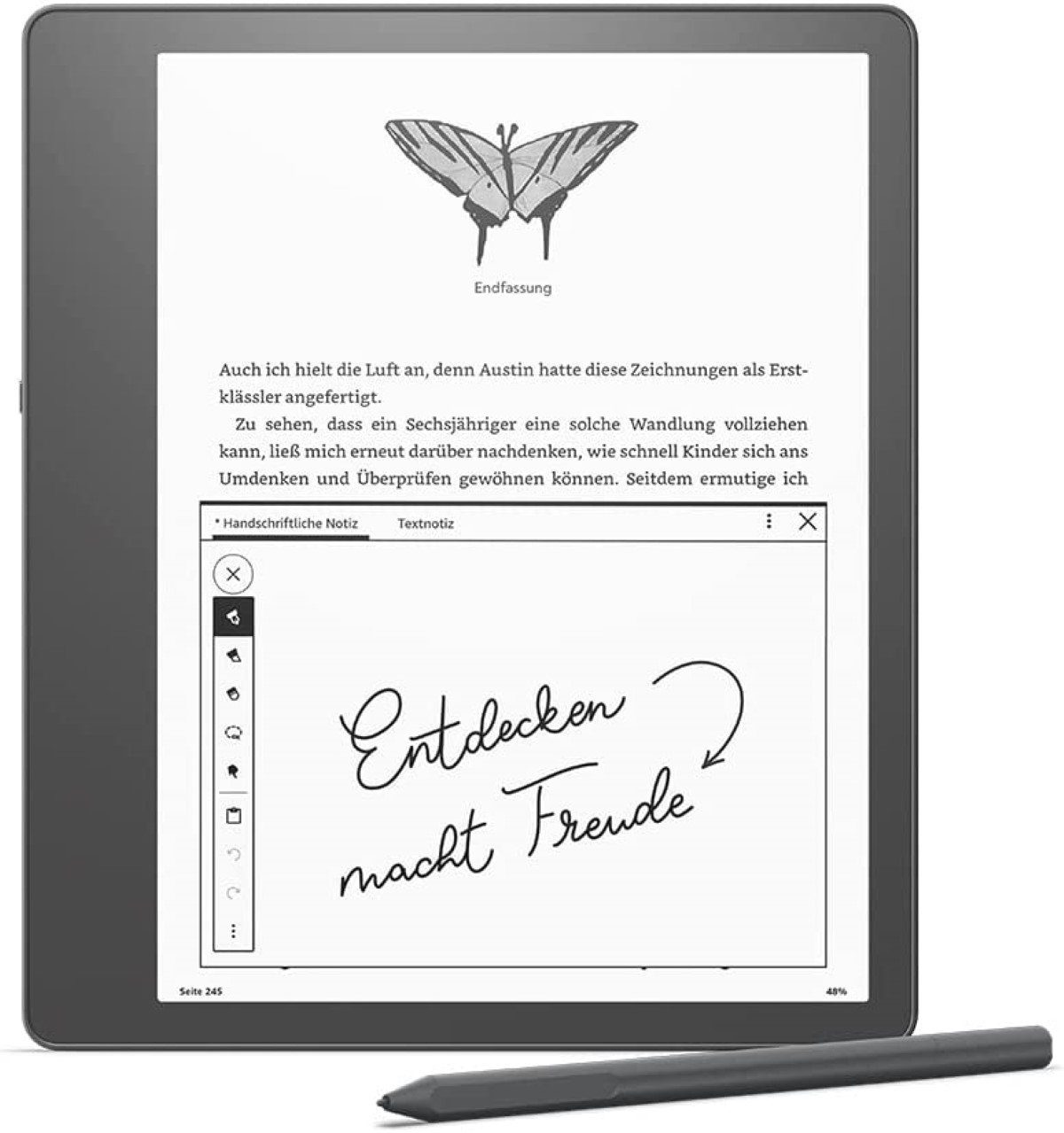 Amazon Kindle Scribe Premium-Eingabestift Lesen, Schreiben, Zeichnen E-Book (10.2