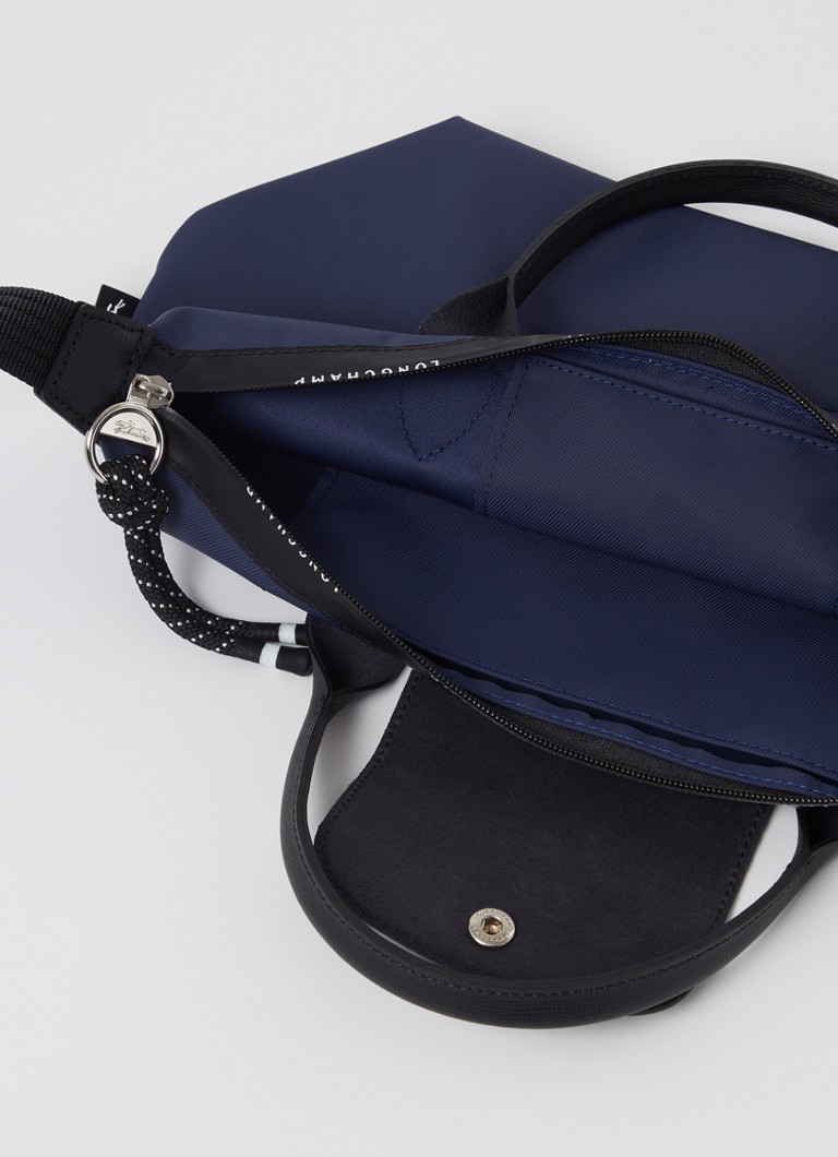 Longchamp Le Pliage Energy käsilaukku S, valmistettu kankaasta, nahkayksityiskohdilla