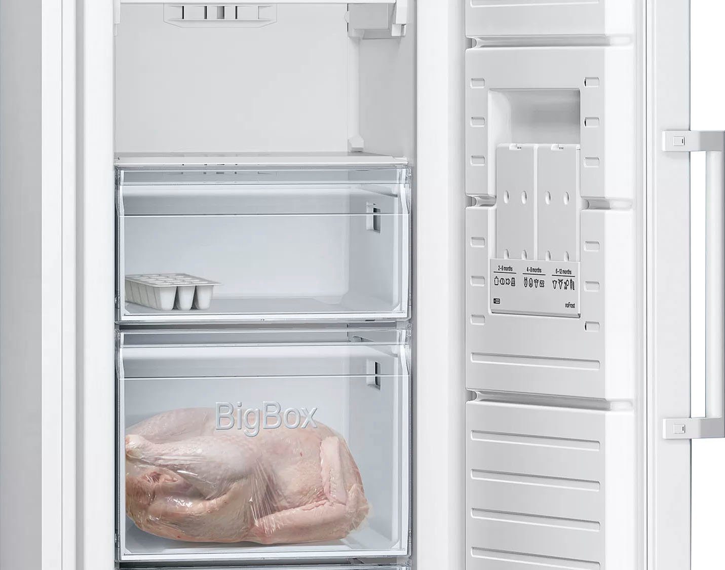 SIEMENS Gefrierschrank iQ300 GS36NVWFP, 186 cm hoch, 60 cm breit