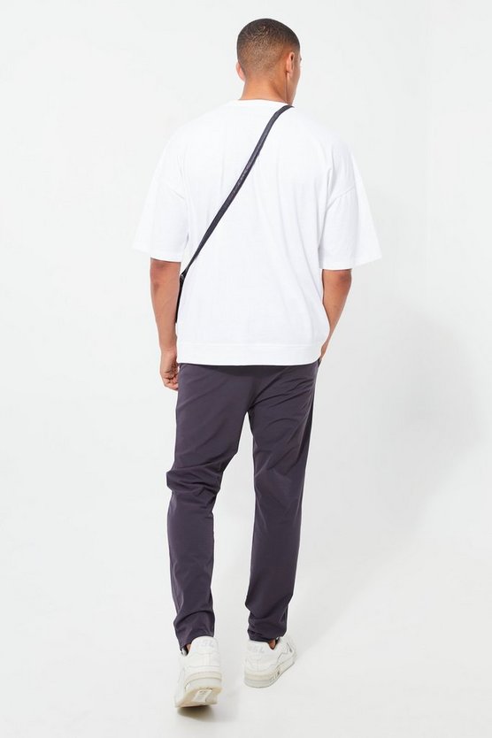 Elasticated Waist Technical Stretch Slim Trouser