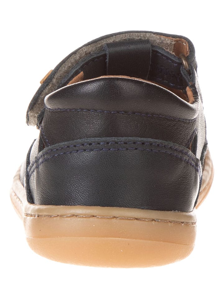 El Naturalista Leder-Ballerinas in Dunkelblau günstig kaufen