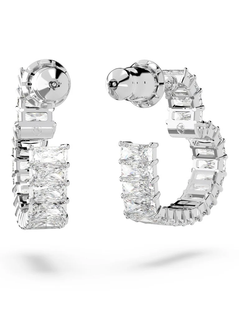 Swarovski MATRIX PE HOOP HRT S BIANCO/RHS