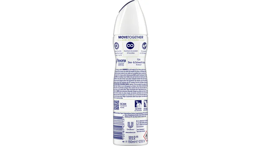 Rexona Nonstop Protection 72h Stress Control Anti-Transpirant 150 ml