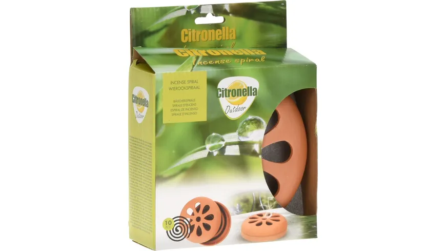 Räucherspiraleset mit Terracotta Behälter