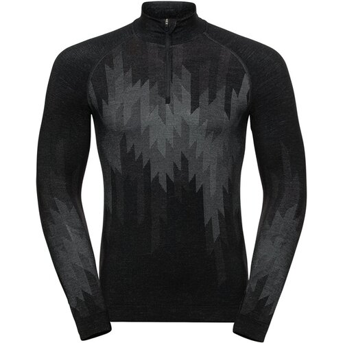 HERREN UNTERHEMD BL TOP TURTLE NECK L/S HALF ZI