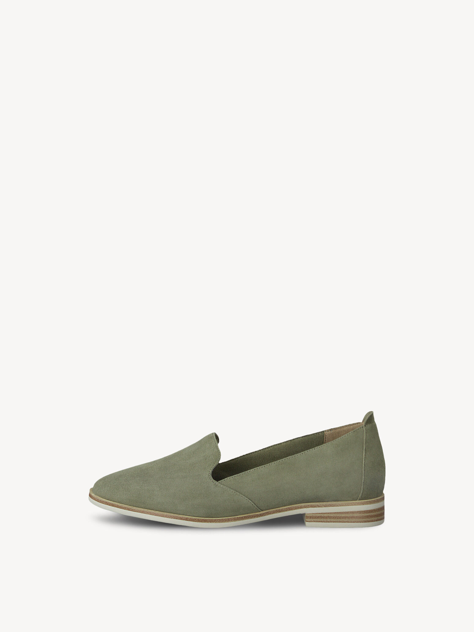 Slipper en cuir - vert