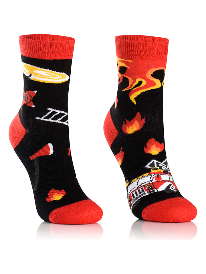 TODO SOCKS 2er-Set: Socken in Schwarz/ Rot günstig kaufen