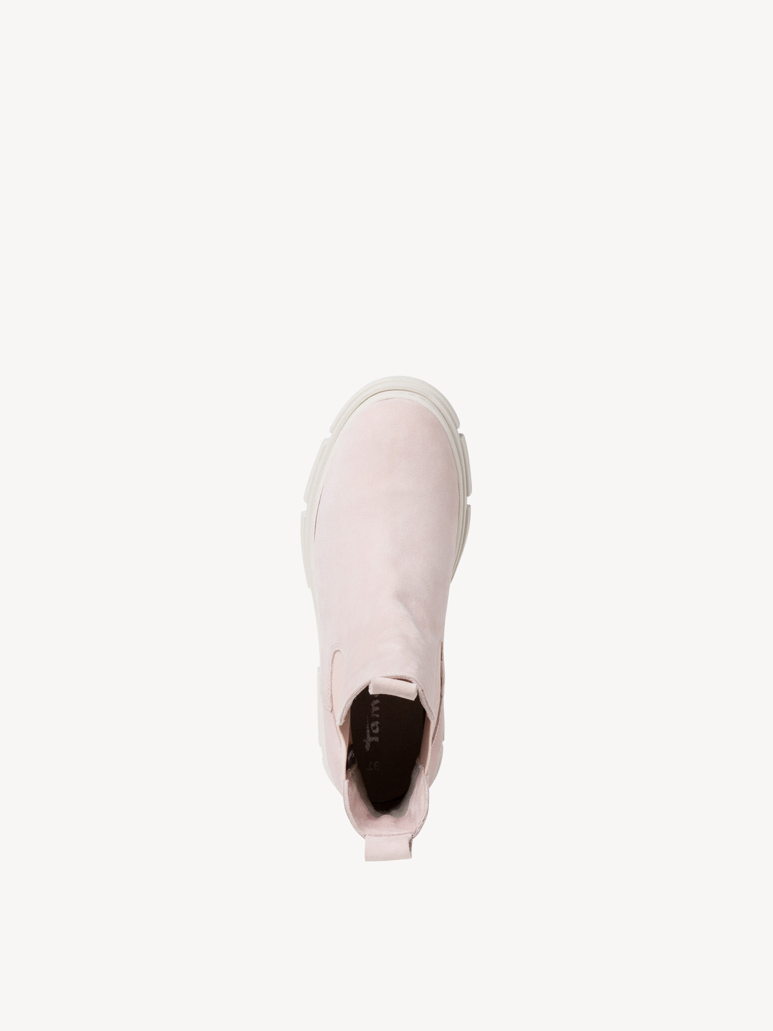 Bottine Chelsea en cuir - rose