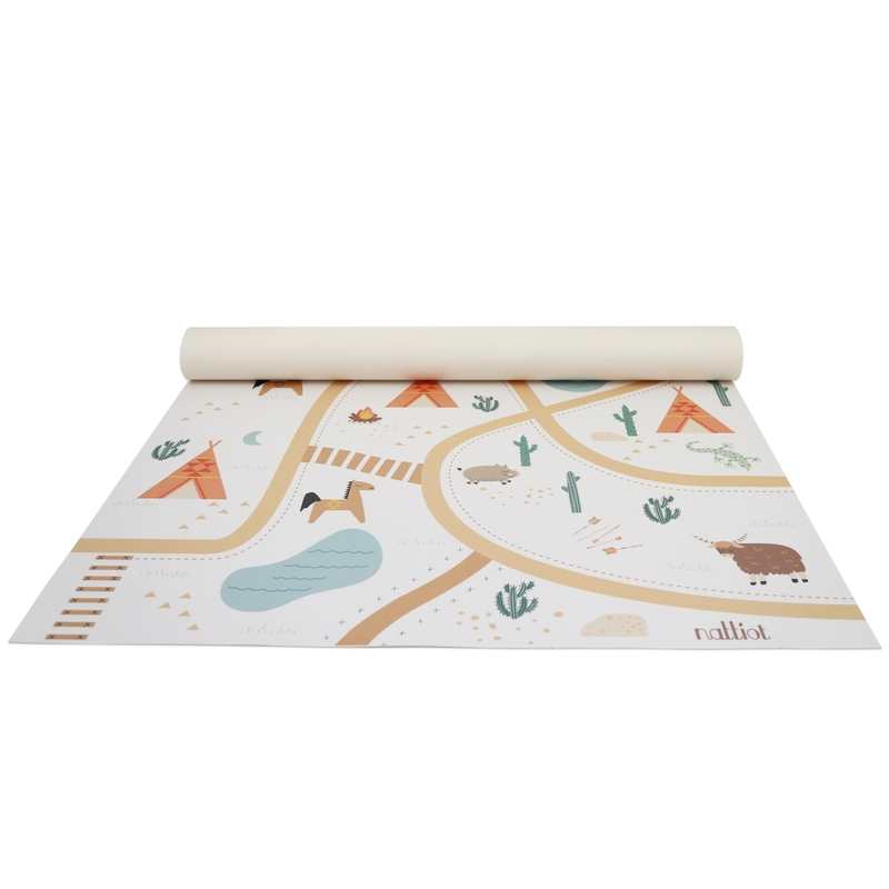 Tapis de jeu vinyle recyclable 100x150cm SUPER WESTERN